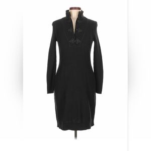 Vintage Ralph Lauren Jeans Marching Band Cotton Sweater Dress L PETITE Rope Knot